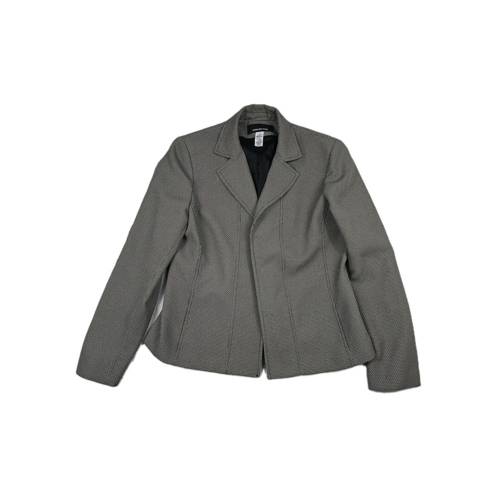 Jones New York Women's Size 10 Career Work Jacket Black‎ White Blazer